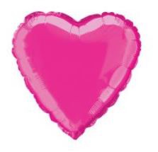 Balloon Foil Heart 18" Inflated