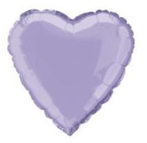 Balloon Foil Heart 18" Inflated