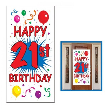 Cover Door 21st Birthday
