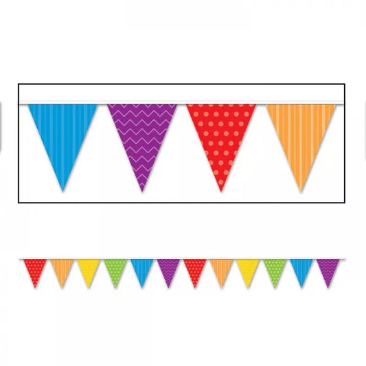 Banner Dots & Stripes Multicolour