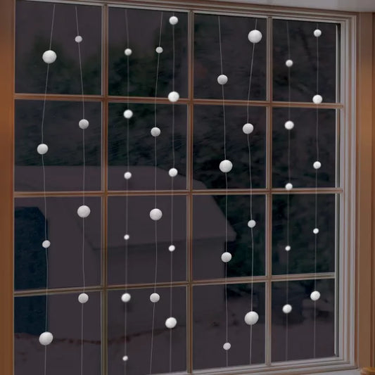 Hanging Snowball Decoration - 12.8m