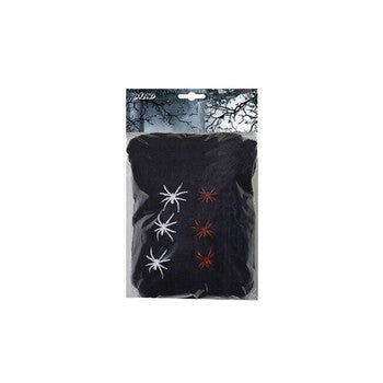 Cobweb Black & 6 Spiders