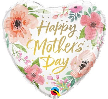 Happy Mothers Day Flower Foil 18"