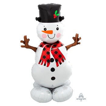 Snowman AirLoonz Supershape Foil Balloon