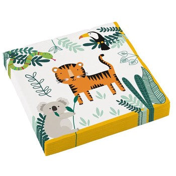 Napkins Get Wild Pack of 16