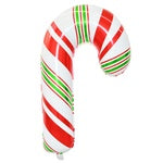 Candy Cane Foil Balloon - 30in x 18in