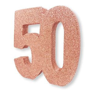 Dec Table Glitter Number