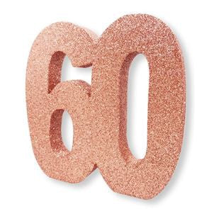 Dec Table Glitter Number
