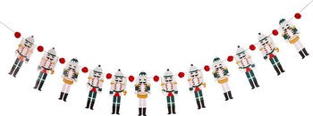 Garland Nutcracker Pom Pom 2m
