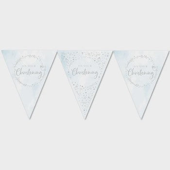Christening Bunting Blue 12ft