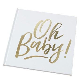 Book Gold Oh Baby Shower