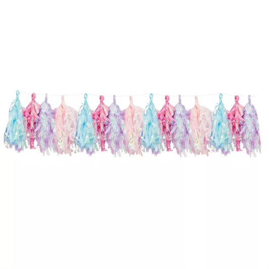 Garland Tassel Foil Iridescent