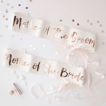Sash Mother Bride Groom Pk 2