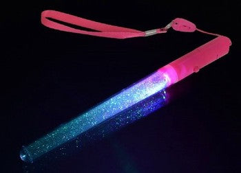 Mini Glitter Glow Stick - Assorted Colours - 19cm
