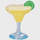 Margarita Cocktail Glass Supershape