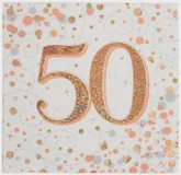 Rose Gold Fizz Napkins