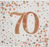 Rose Gold Fizz Napkins