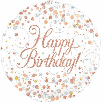 Balloon Foil Fizz Happy Birthday