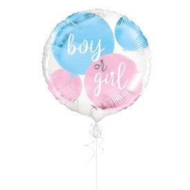 Boy or Girl 18" round foil