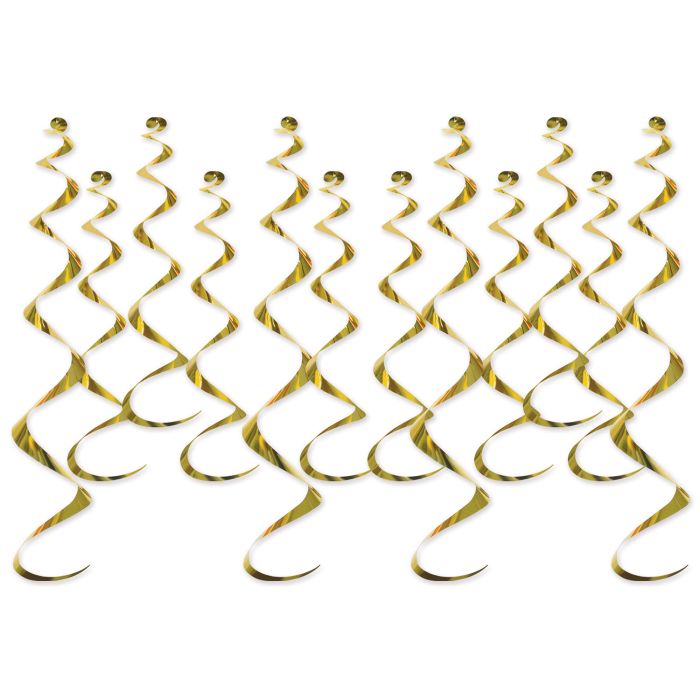 Ceiling Whirls - Pack of 12