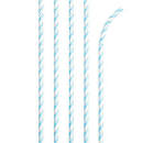 Stripe Paper Straws PK24